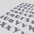 Bộ sưu tập mẫu chữ cái 3D (Alphabet Fonts) đa dạng phong cách - Thumbnail 4