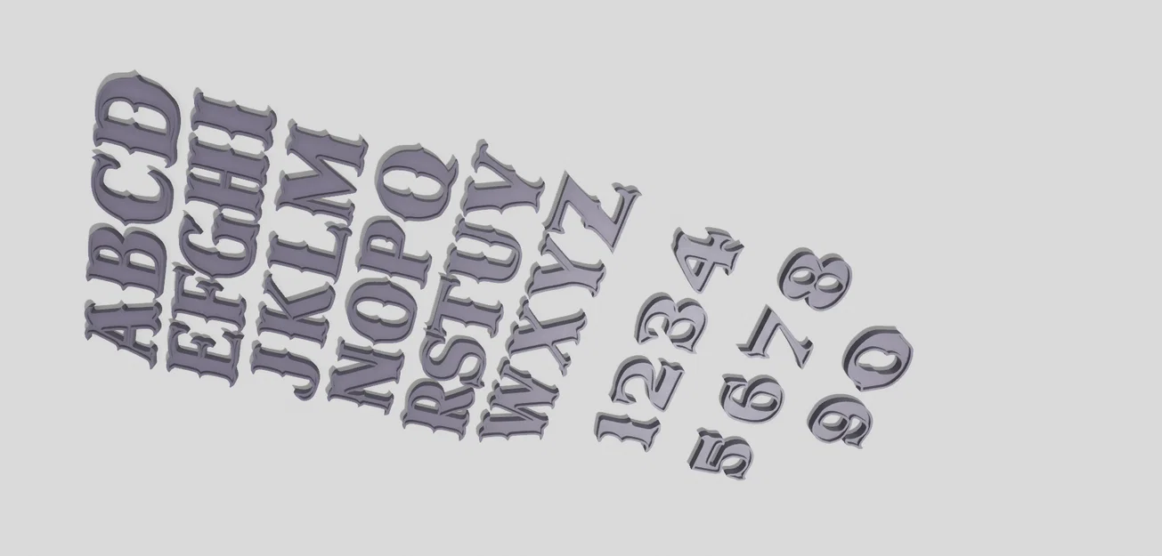 Bộ sưu tập mẫu chữ cái 3D (Alphabet Fonts) đa dạng phong cách - Image 5