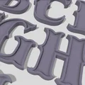 Bộ sưu tập mẫu chữ cái 3D (Alphabet Fonts) đa dạng phong cách - Thumbnail 6