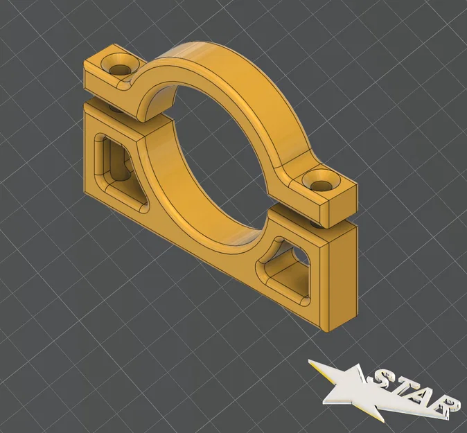 Bát giữ ống 40mm (Pipe Holder) - Phụ kiện 3D cố định ống chắc chắn - Image 1