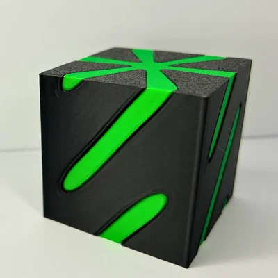 Cube V2 Impossible Passthrough: Đồ chơi in 3D xoay cực độc đáo