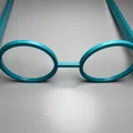 Gọng kính fursuit tuỳ biến – kiểu tròn (Round style) - Thumbnail 1