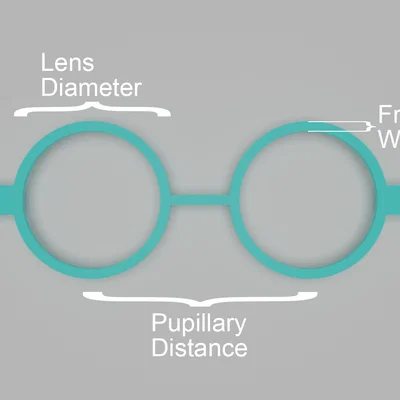 Gọng kính fursuit tuỳ biến – kiểu tròn (Round style)