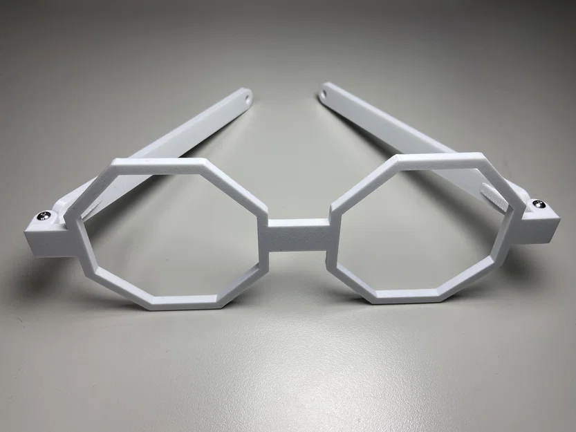 Gọng kính fursuit tuỳ biến kiểu bát giác (Octagonal) - Image 1