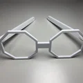 Gọng kính fursuit tuỳ biến kiểu bát giác (Octagonal) - Thumbnail 1