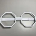 Gọng kính fursuit tuỳ biến kiểu bát giác (Octagonal) - Thumbnail 2