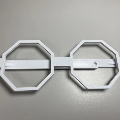 Gọng kính fursuit tuỳ biến kiểu bát giác (Octagonal)