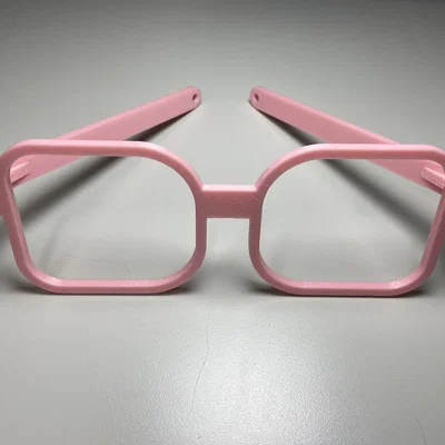 Gọng kính fursuit tuỳ biến – kiểu chữ nhật