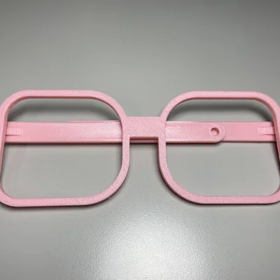 Gọng kính fursuit tuỳ biến – kiểu chữ nhật