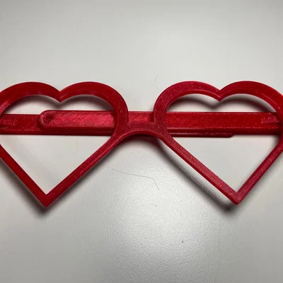 Kính fursuit tuỳ biến: Khung kính hình trái tim