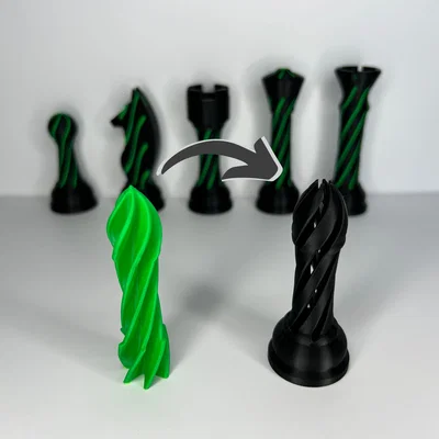 Mô hình cờ vua Bishop V2 Impossible Passthrough - Thiết kế độc đáo