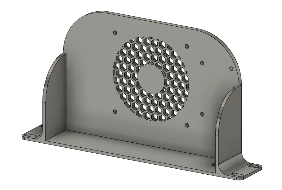 Ngàm gắn quạt 92 mm cho rack 10-inch - Image 1