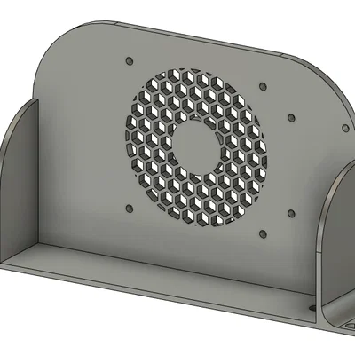 Ngàm gắn quạt 92 mm cho rack 10-inch