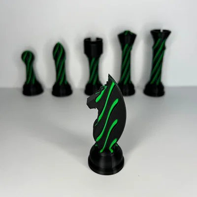 Quân cờ Hiệp sĩ V2 3D - Thiết kế Impossible Passthrough độc đáo