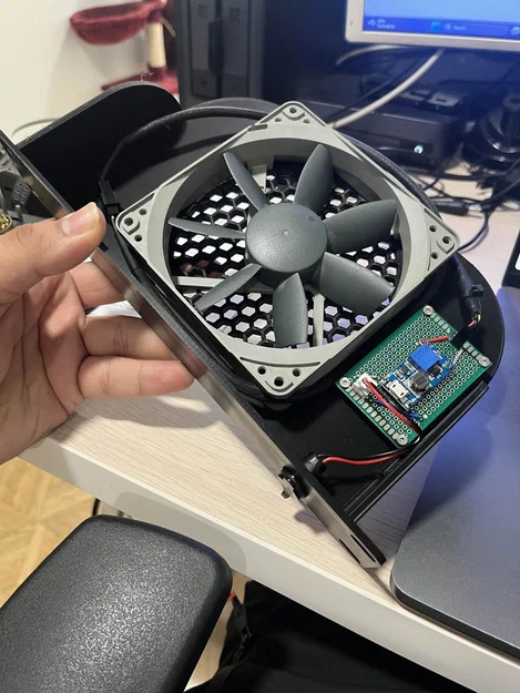 Ngàm gắn quạt 120 mm cho rack 10 inch - Image 2