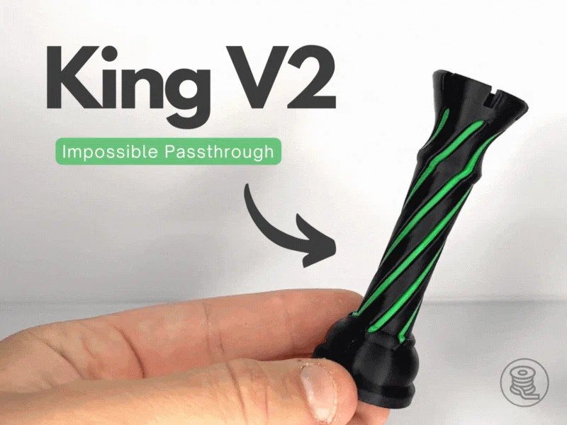 Mô hình quân Vua V2 (King V2) - Đồ chơi in 3D xoắn ốc độc đáo - Image 1