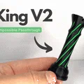 Mô hình quân Vua V2 (King V2) - Đồ chơi in 3D xoắn ốc độc đáo - Thumbnail 1