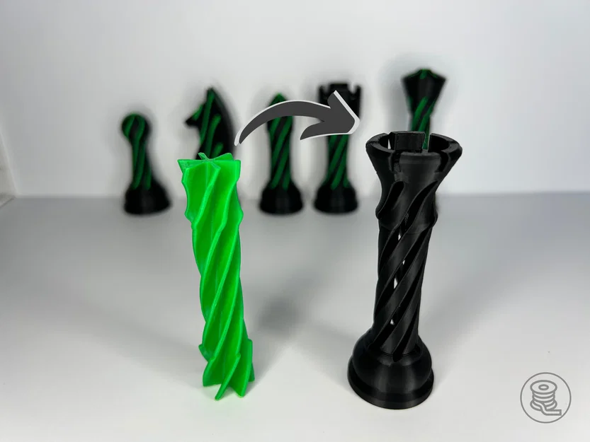 Mô hình quân Vua V2 (King V2) - Đồ chơi in 3D xoắn ốc độc đáo - Image 2