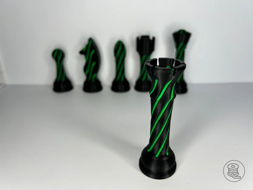 Mô hình quân Vua V2 (King V2) - Đồ chơi in 3D xoắn ốc độc đáo - Image 3