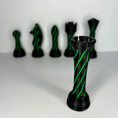 Mô hình quân Vua V2 (King V2) - Đồ chơi in 3D xoắn ốc độc đáo