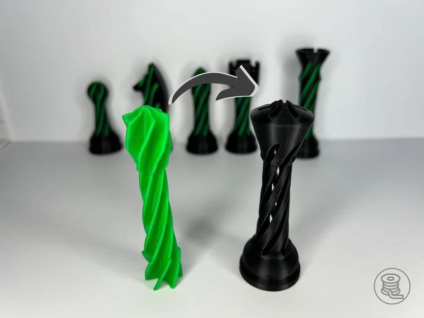 Quân cờ Hậu V2 - Mô hình 3D Impossible Passthrough độc đáo - Image 2