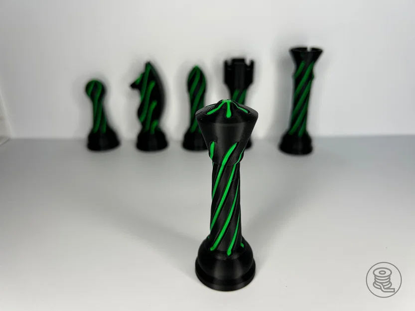 Quân cờ Hậu V2 - Mô hình 3D Impossible Passthrough độc đáo - Image 3