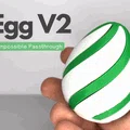 Egg V2 Impossible Passthrough - Đồ chơi Fidget xoắn ốc 3D độc đáo - Thumbnail 1