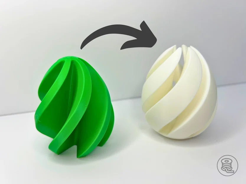 Egg V2 Impossible Passthrough - Đồ chơi Fidget xoắn ốc 3D độc đáo - Image 2