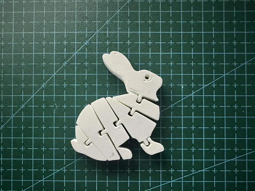 Mô hình chú thỏ khớp nối Flexi Rabbit - Image 1