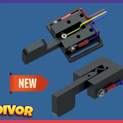 NEW Single Lever Paddle Morse CW print in place