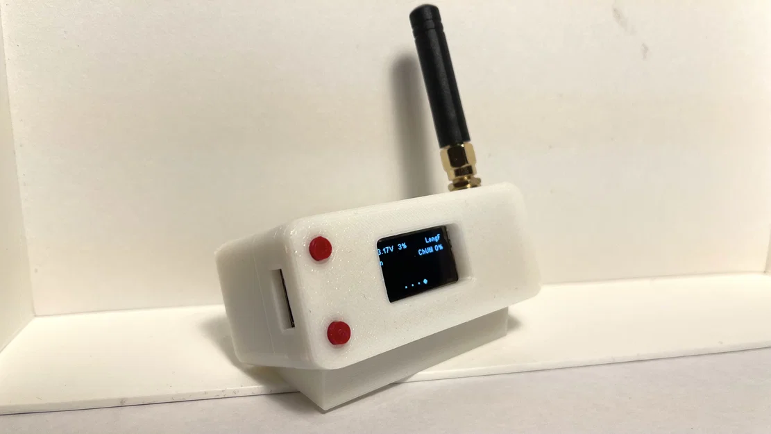 Vỏ hộp 3D bảo vệ Heltec LoRa V3 kèm ngăn pin 18650 siêu gọn - Image 1