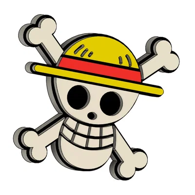 Mẫu móc khóa logo Anime 3D: One Piece, Dragon Ball, Naruto đẹp mắt