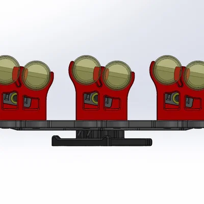 SFAv2 3x4 Shell Caddy 12ga Quad Load 3 Gun