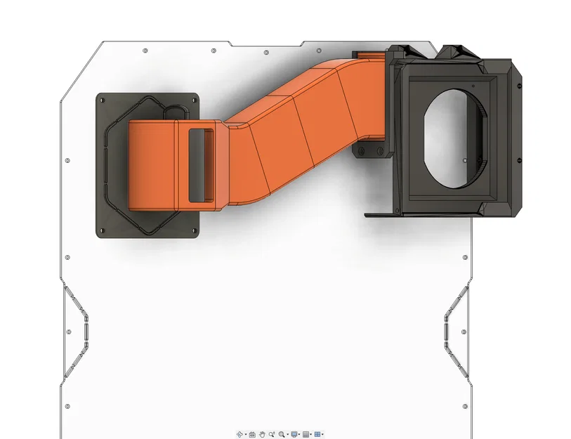 Hệ thống lọc nâng cao: Adjustable Exhaust (v1 & v2) cho Original Prusa Enclosure - Image 2