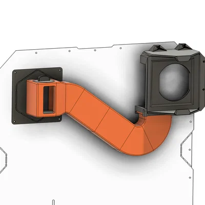 Hệ thống lọc nâng cao: Adjustable Exhaust (v1 & v2) cho Original Prusa Enclosure
