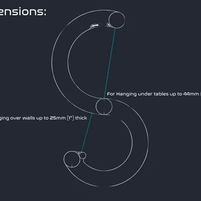 HangClip - Móc treo túi gập gọn đơn giản