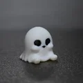 Mô hình chú ma đáng yêu (Cute Ghost) trang trí Halloween cho máy in 3D - Thumbnail 1