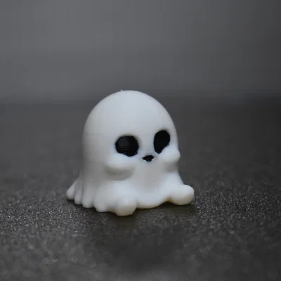 Mô hình chú ma đáng yêu (Cute Ghost) trang trí Halloween cho máy in 3D