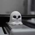 Mô hình chú ma đáng yêu (Cute Ghost) trang trí Halloween cho máy in 3D - Thumbnail 2