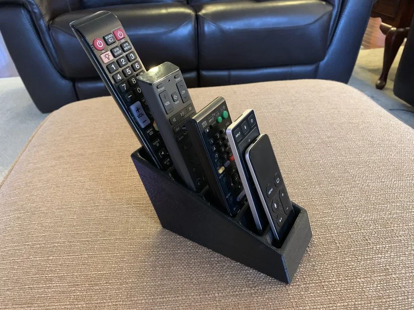 Khay/giá để remote TV tùy chỉnh (Customizable TV Remote Holder) - Image 2