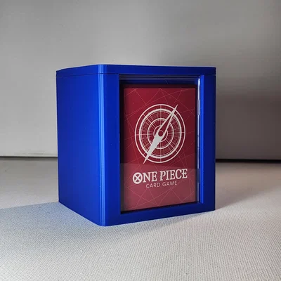 Hộp đựng bài One Piece có ngăn trưng bày Leader (3D Printing Model)