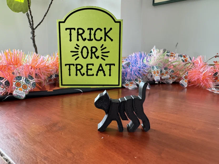 Mèo Flexi Halloween (Flexi Halloween Cat) - Image 1