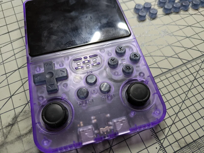 Nút ABXY cải thiện cho handheld R36s (có tab chống xoay) - Image 1