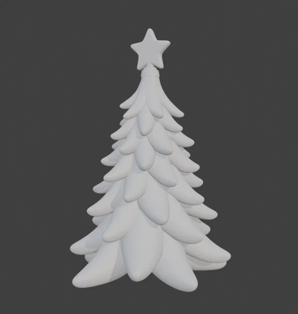 Mô hình cây thông Noel trang trí để bàn in 3D tinh tế - Image 2