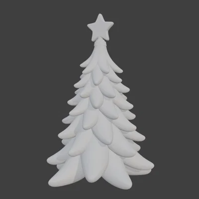 Mô hình cây thông Noel trang trí để bàn in 3D tinh tế