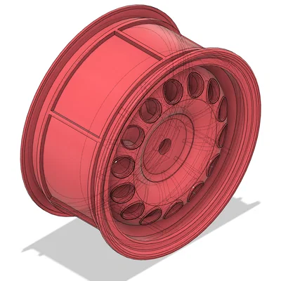 Mâm RC 1/10 Alfa GTA 46x26mm 12mm HEX (2 offset)