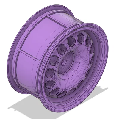 Mâm RC 1/10 Alfa GTA 46x26mm 12mm HEX (2 offset)