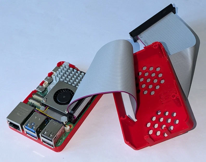 Vỏ Raspberry Pi 5 + Active Cooler dạng snap-fit, không cần vít - Image 2