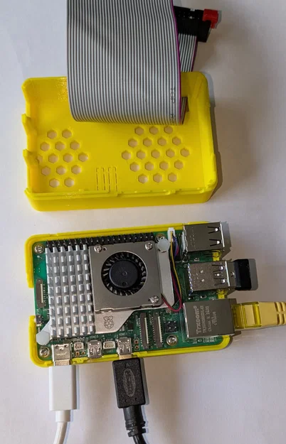 Vỏ Raspberry Pi 5 + Active Cooler dạng snap-fit, không cần vít - Image 8