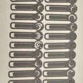 Bookmark Mistborn Steel Alphabet (Bộ 20 mẫu) - Thumbnail 1